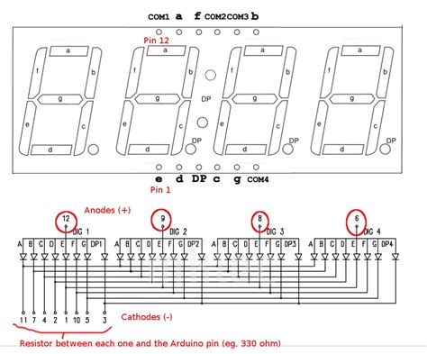 4 digit 7-segment display datasheet pdf|7.